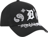 New Era 9Forty A Frame MLB Paisley Detroit Tigers Black