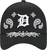 New Era 9Forty A Frame MLB Paisley Detroit Tigers Black