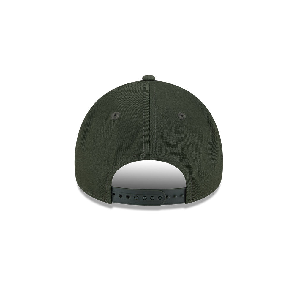 New Era 9Forty A-Frame MLB Plaid Infill Detroit Tigers Dark Seaweed