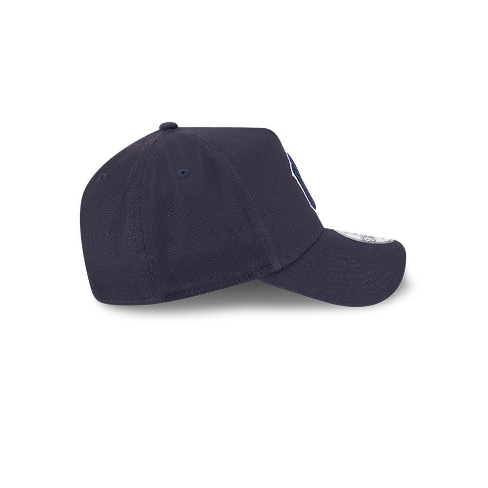 New Era 9Forty A-Frame MLB Plaid Infill New York Yankees Navy