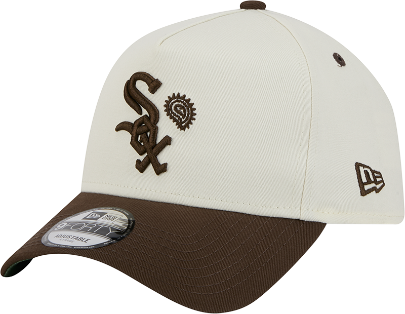 New Era 9Forty A Frame MLB Walnut Paisley Chicago White Sox