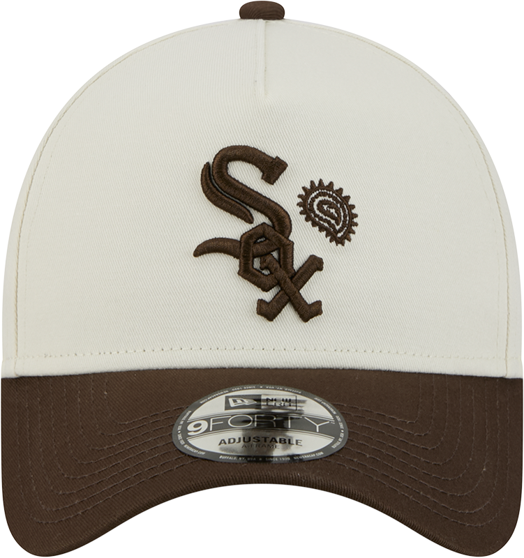 New Era 9Forty A Frame MLB Walnut Paisley Chicago White Sox