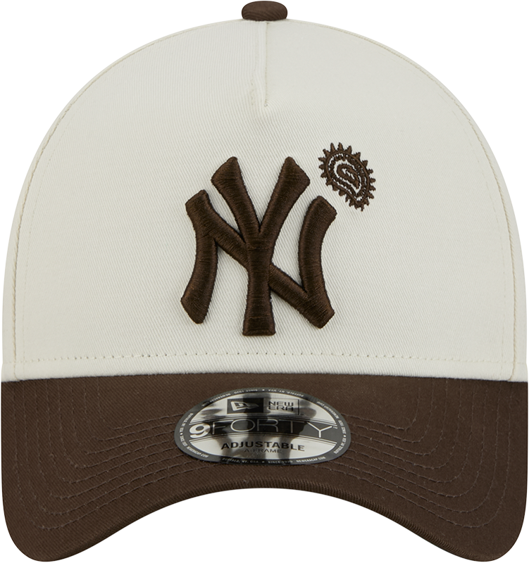 New Era 9Forty A Frame MLB Walnut Paisley New York Yankees