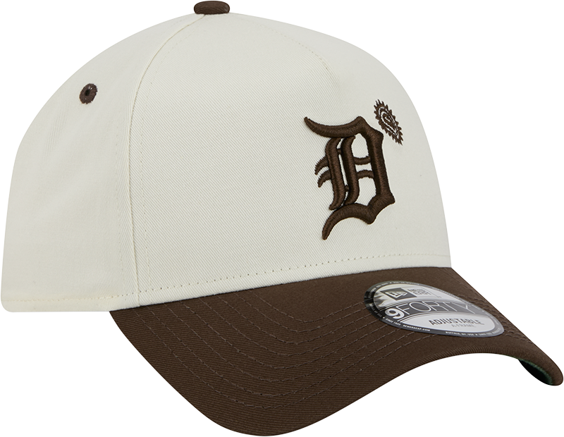 New Era 9Forty A Frame MLB Walnut Paisley Detroit Tigers
