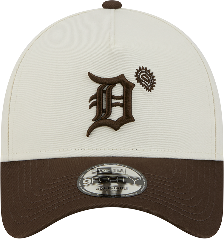New Era 9Forty A Frame MLB Walnut Paisley Detroit Tigers
