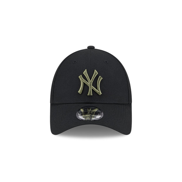 New Era 9Forty Strapback MLB Seasonal New York Yankees Black Olive