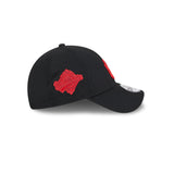 New Era 9Forty Strapback MLB Seasonal New York Yankees Black Scarlet