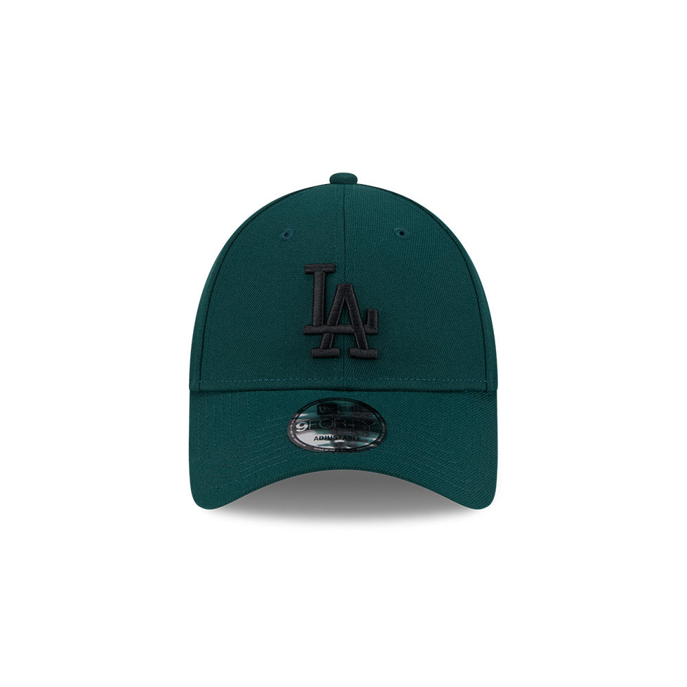New Era 9Forty Strapback MLB Repreve Black Embroidery Los Angeles Dodgers Dark Green