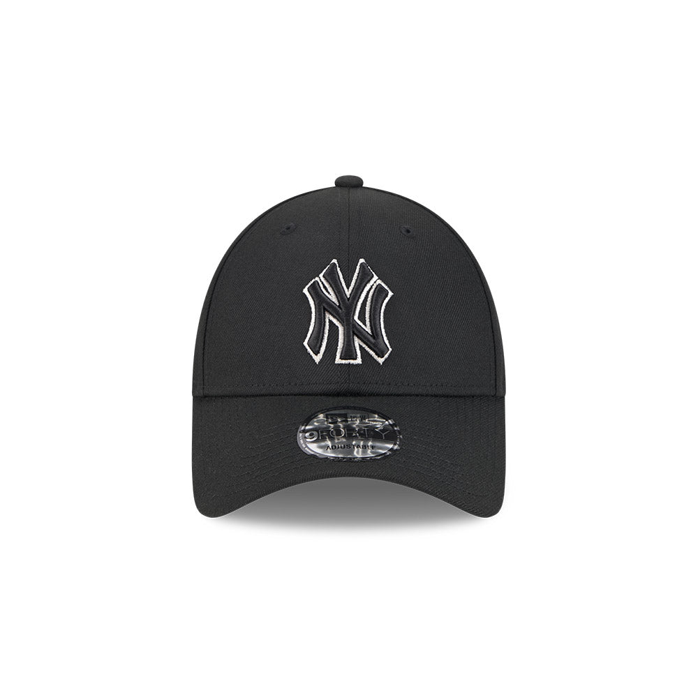 New Era 9Forty Snapback MLB Black Metallic New York Yankees