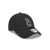 New Era 9Forty Snapback MLB Black Metallic Los Angeles Dodgers