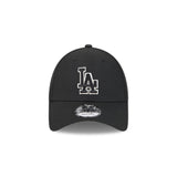 New Era 9Forty Snapback MLB Black Metallic Los Angeles Dodgers