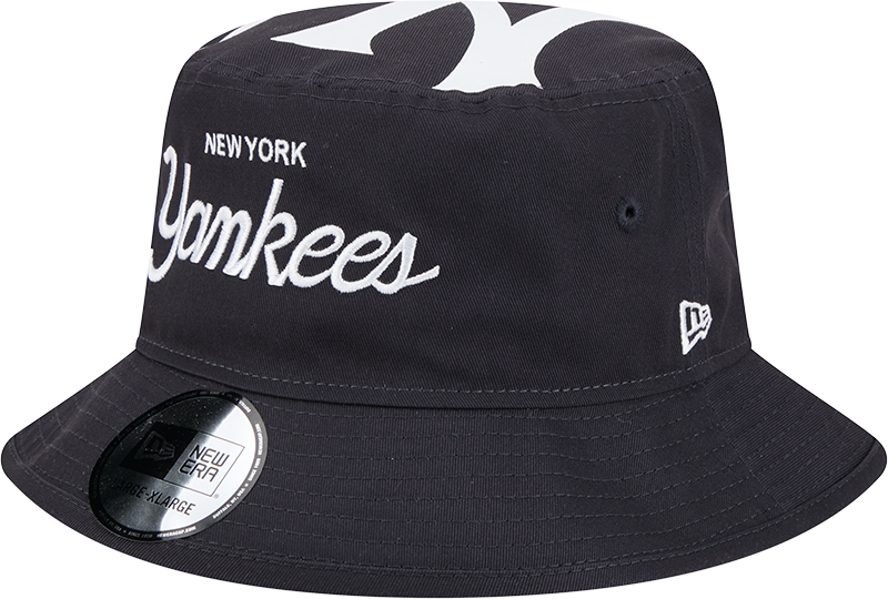 New Era Bucket MLB Team Script New York Yankees