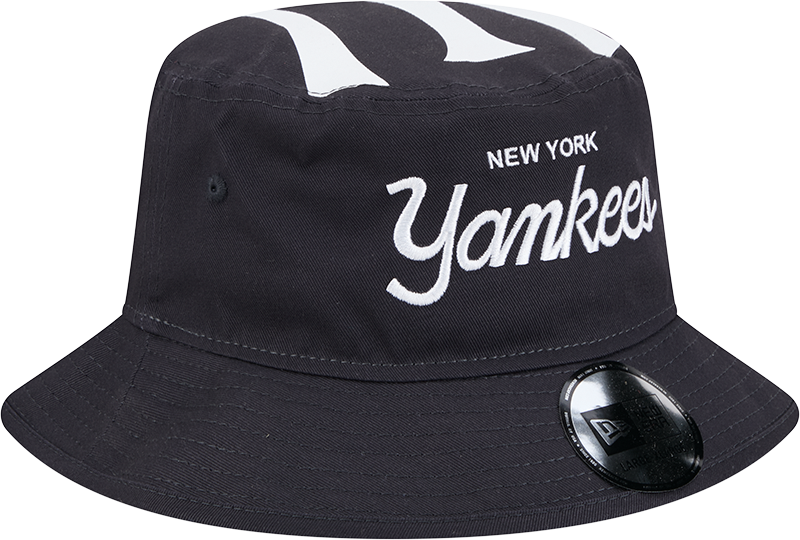 New Era Bucket MLB Team Script New York Yankees