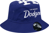 New Era Bucket MLB Team Script Los Angeles Dodgers