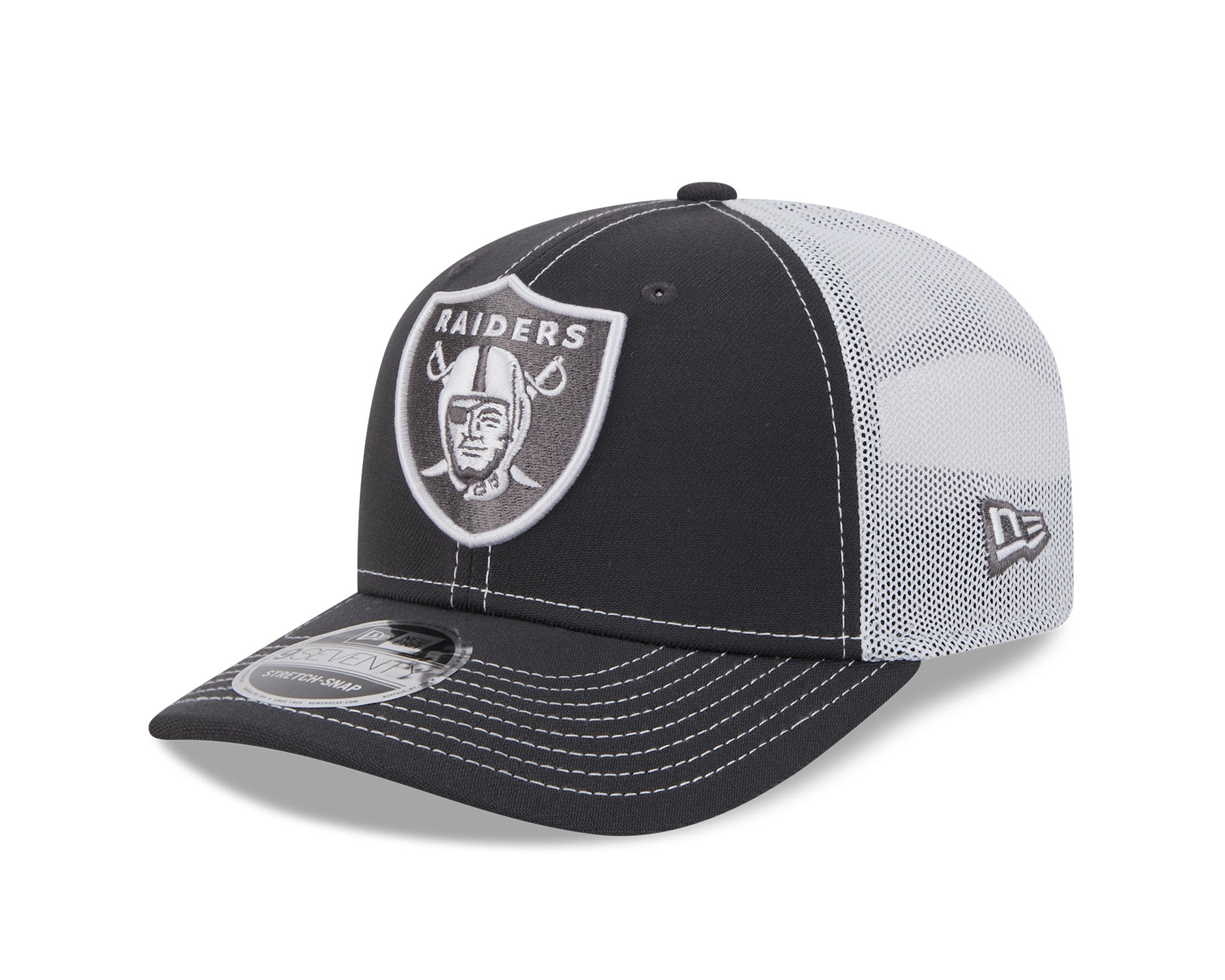New Era 9Seventy NFL Contrast Trucker Las Vegas Raiders Graphite/White