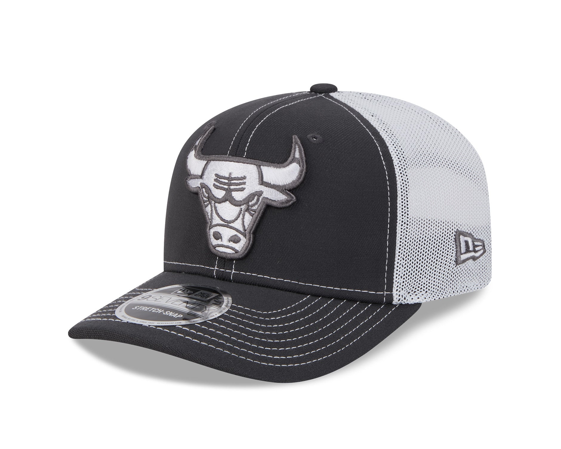 New Era 9Seventy NBA Contrast Trucker Chicago Bulls Graphite/White