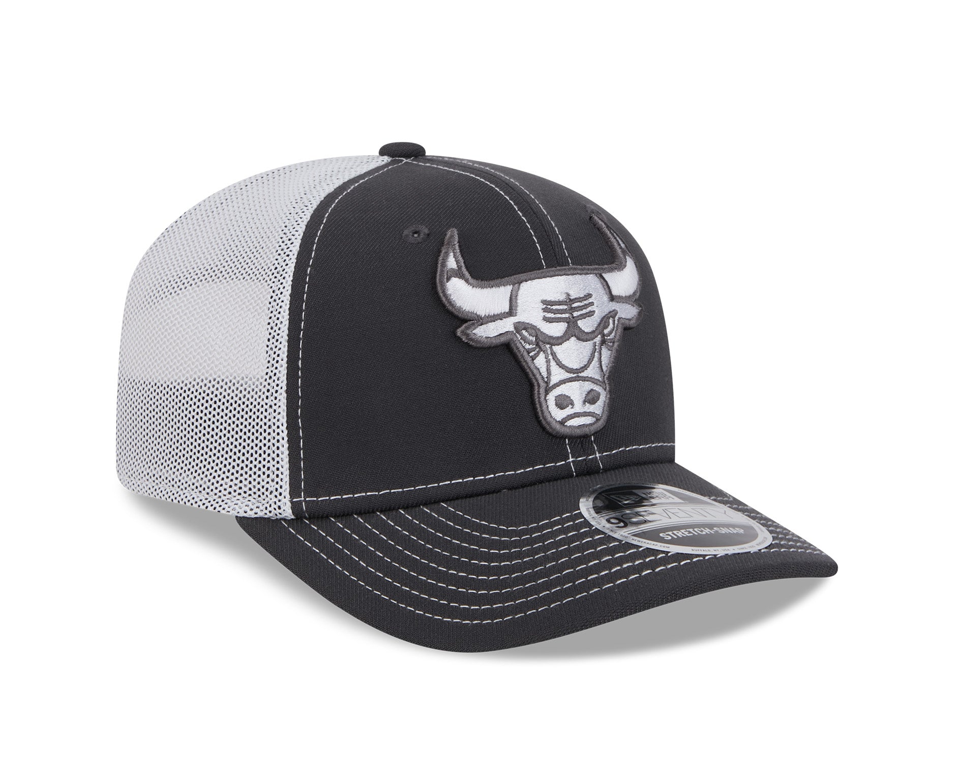 New Era 9Seventy NBA Contrast Trucker Chicago Bulls Graphite/White