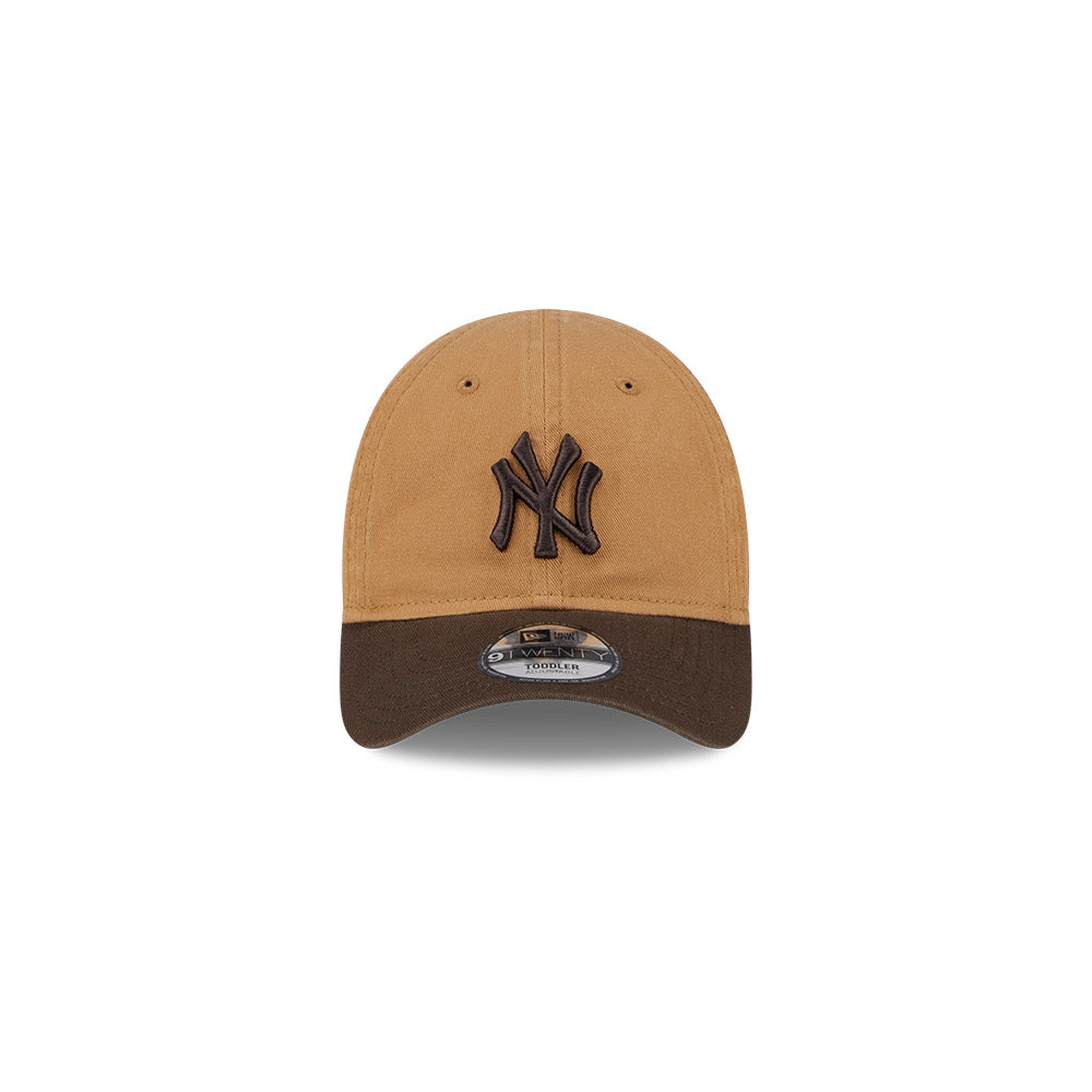New Era Toddler 9Forty MLB 2 Shade Wash New York Yankees Wheat