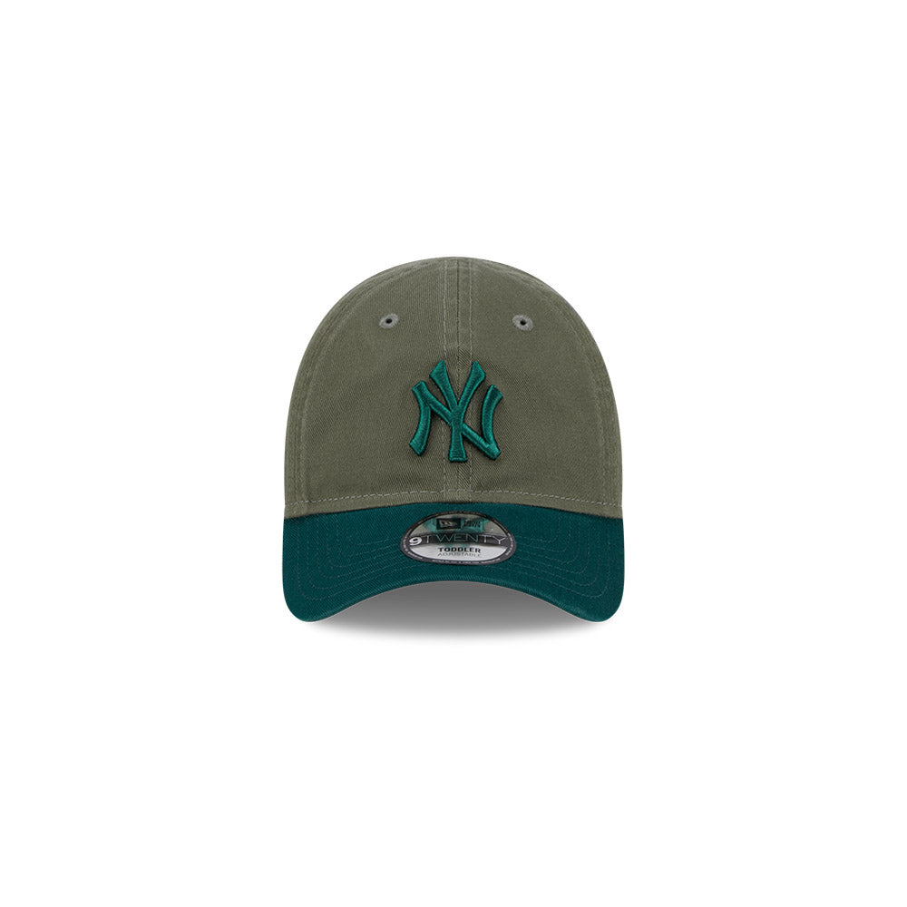 New Era Toddler 9Forty MLB 2 Shade Wash New York Yankees Olive
