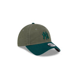 New Era Kids 9Forty MLB 2 Shade Wash New York Yankees Olive