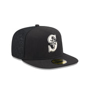 New Era 59Fifty A-Frame MLB 59Fifty Day 2025 Seattle Mariners Black
