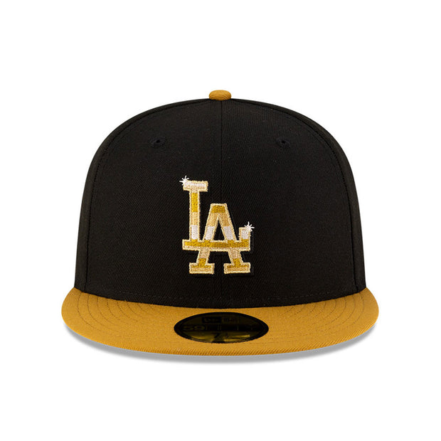 New Era 59Fifty MLB 59Fifty Day 2025 Black Gold Los Angeles Dodgers