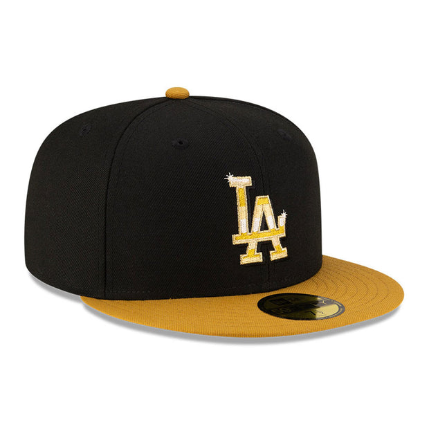 New Era 59Fifty MLB 59Fifty Day 2025 Black Gold Los Angeles Dodgers