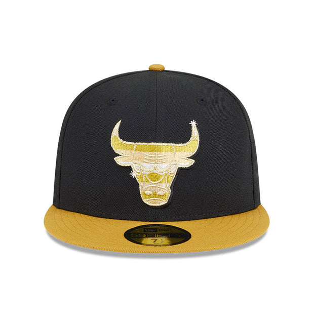New Era 59Fifty NBA 59Fifty Day 2025 Black Gold Chicago Bulls