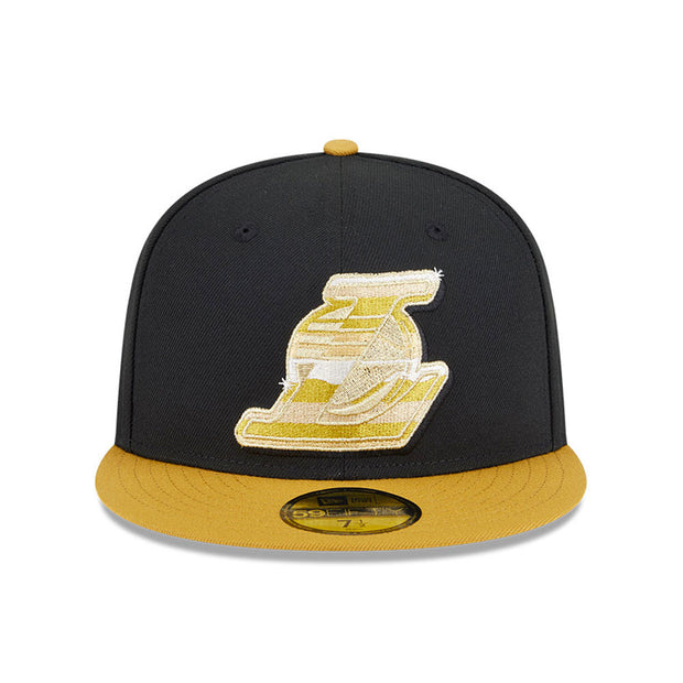 New Era 59Fifty NBA 59Fifty Day 2025 Black Gold Los Angeles Lakers