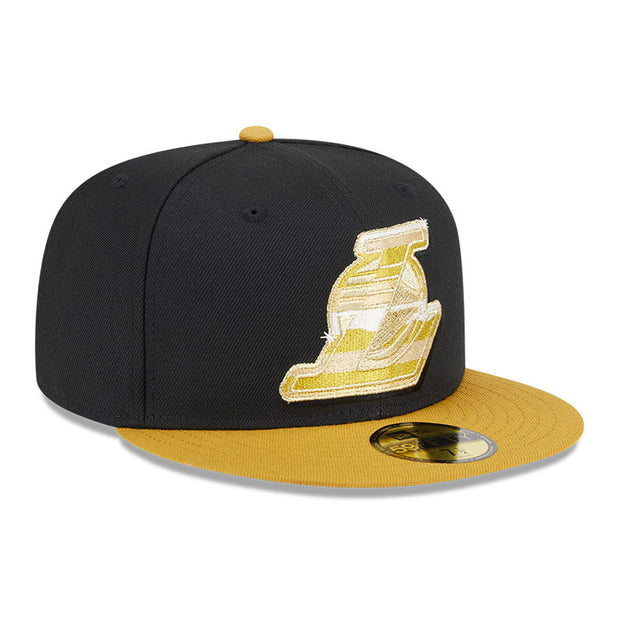 New Era 59Fifty NBA 59Fifty Day 2025 Black Gold Los Angeles Lakers