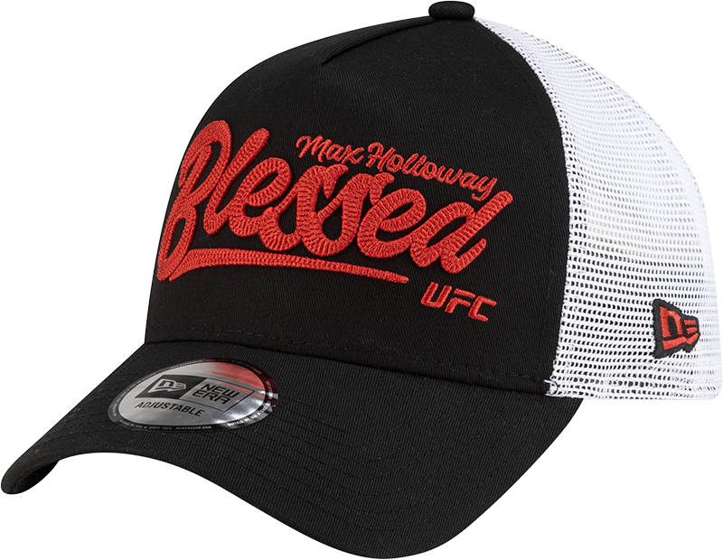 New Era 9Forty E Frame Trucker UFCMMA Holloway Black Scarlet