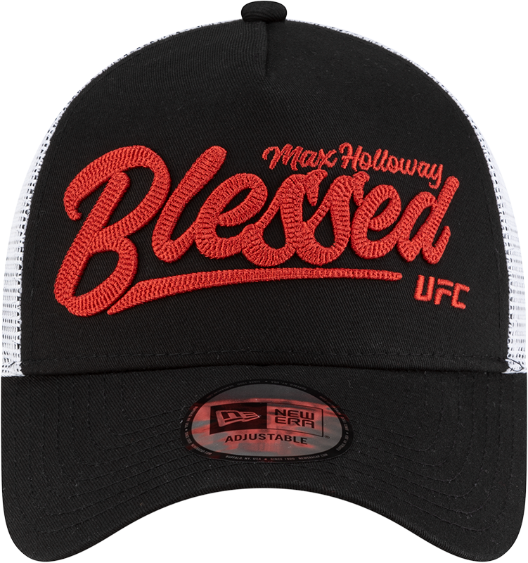 New Era 9Forty E Frame Trucker UFCMMA Holloway Black Scarlet