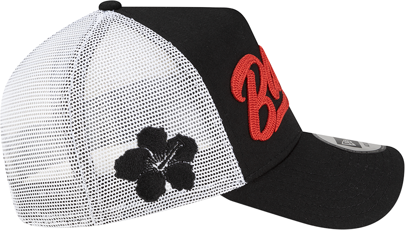 New Era 9Forty E Frame Trucker UFCMMA Holloway Black Scarlet