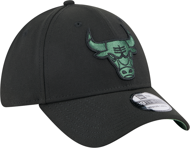 New Era 39Thirty NBA Black Cilantro Chicago Bulls