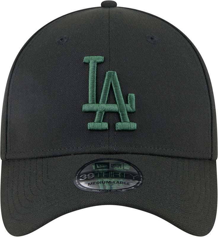 New Era 39Thirty MLB Black Cilantro Los Angeles Dodgers