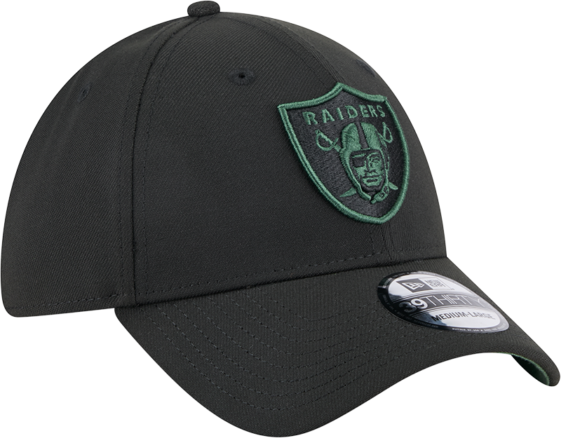 New Era 39Thirty NFL Black Cilantro Las Vegas Raiders