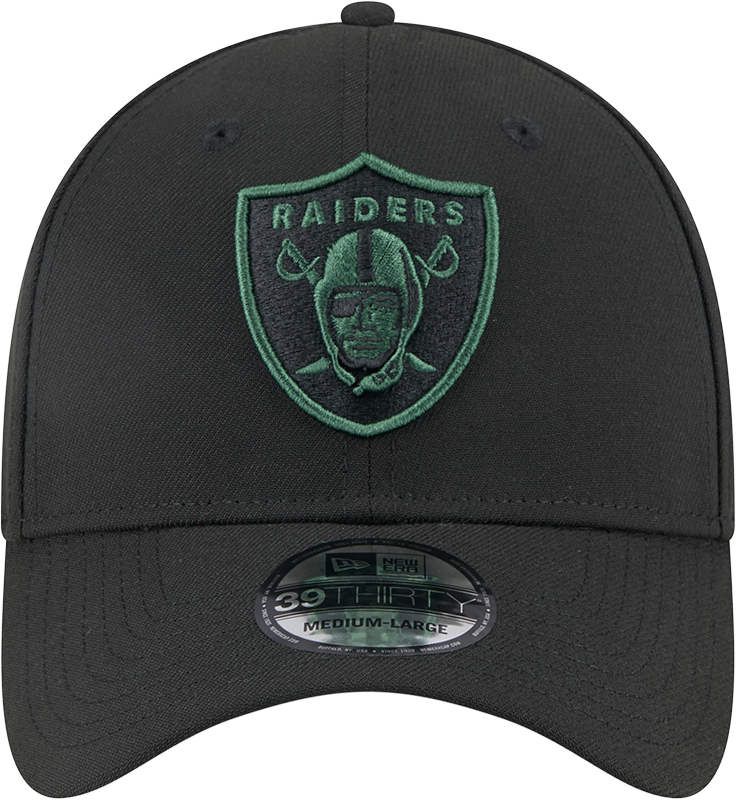 New Era 39Thirty NFL Black Cilantro Las Vegas Raiders