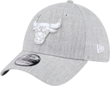 New Era 39Thirty NBA Heather Grey Tonal Chicago Bulls