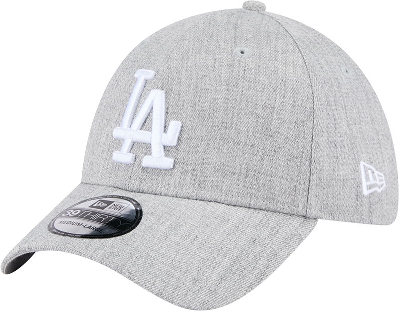 New Era 39Thirty MLB Heather Grey Tonal Los Angeles Dodgers
