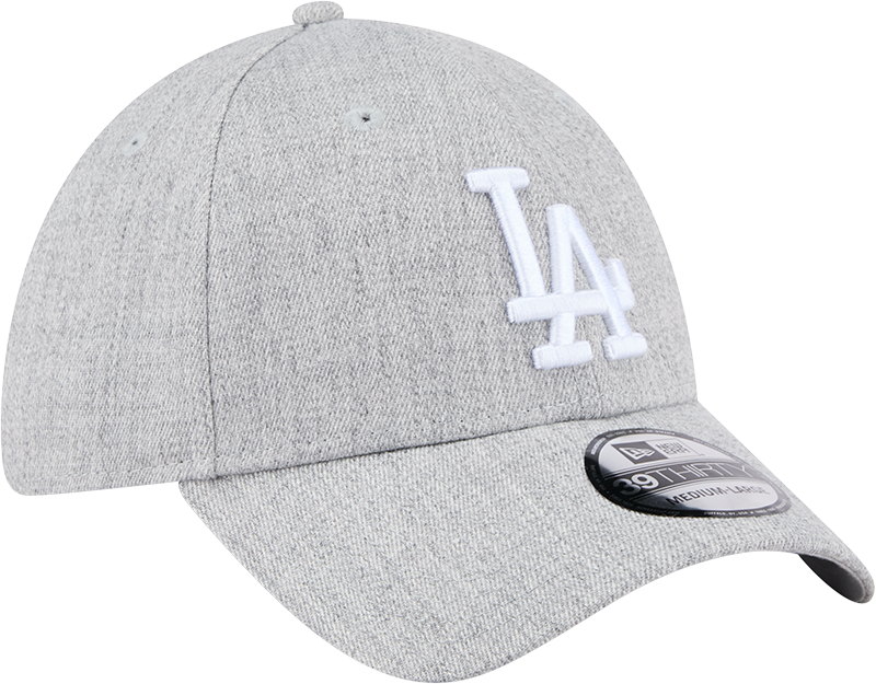 New Era 39Thirty MLB Heather Grey Tonal Los Angeles Dodgers