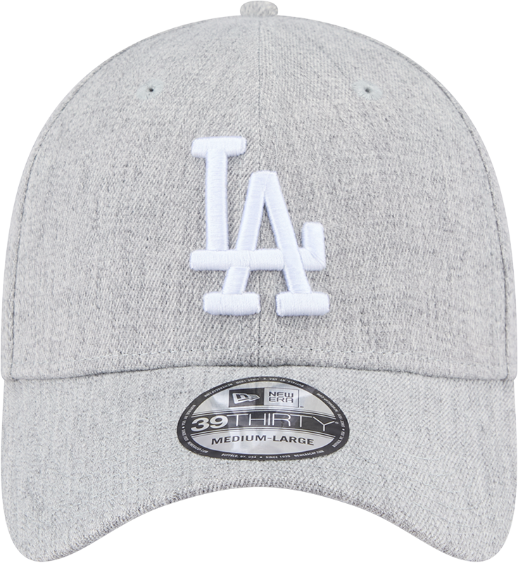 New Era 39Thirty MLB Heather Grey Tonal Los Angeles Dodgers