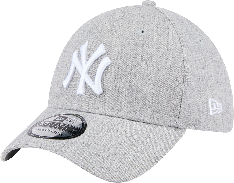 New Era 39Thirty MLB Heather Grey Tonal New York Yankees