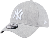 New Era 39Thirty MLB Heather Grey Tonal New York Yankees