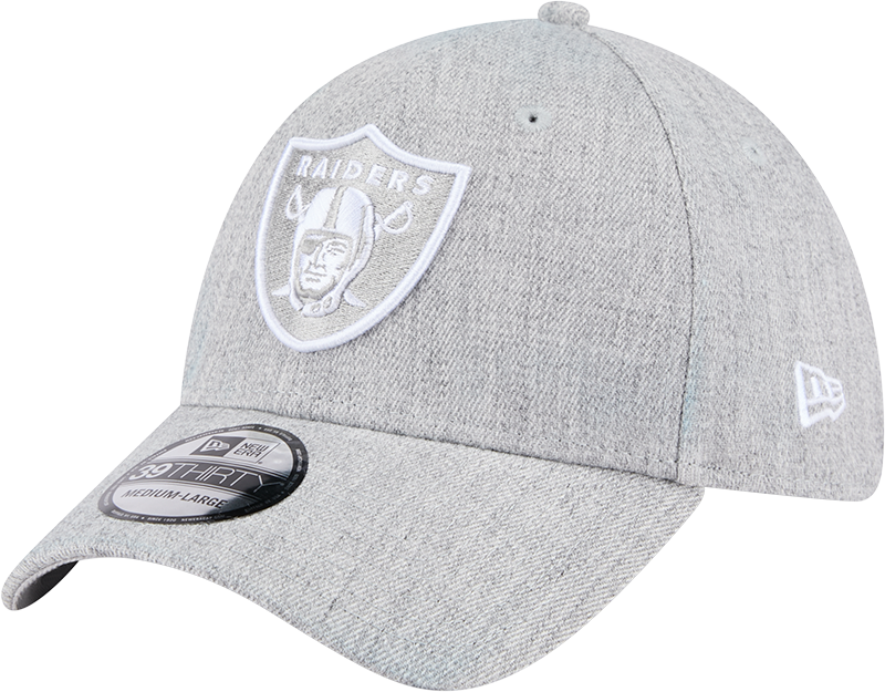 New Era 39Thirty NFL Heather Grey Tonal Las Vegas Raiders