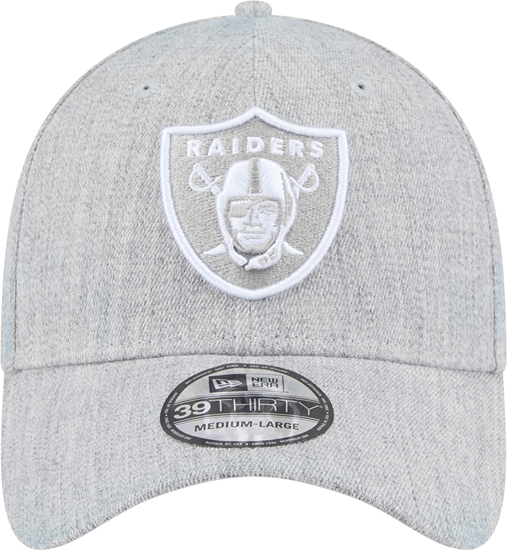 New Era 39Thirty NFL Heather Grey Tonal Las Vegas Raiders
