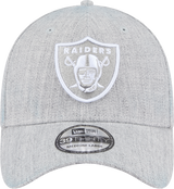 New Era 39Thirty NFL Heather Grey Tonal Las Vegas Raiders