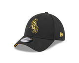 New Era 39Thirty MLB Black Gold Chicago White Sox