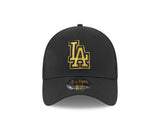 New Era 39Thirty MLB Black Gold Los Angeles Dodgers