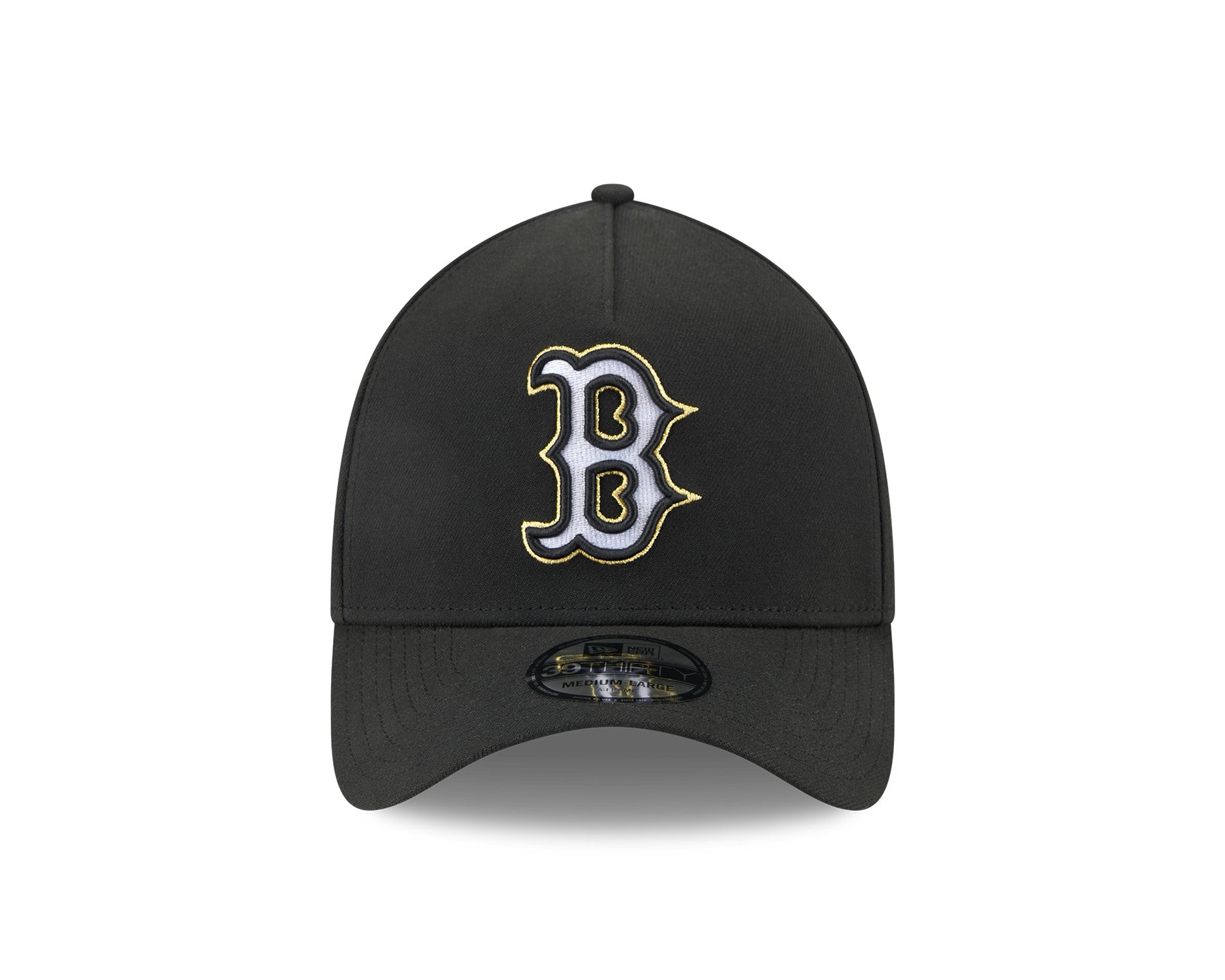 New Era 39Thirty A-Frame MLB Trophy Night Boston Red Sox Black