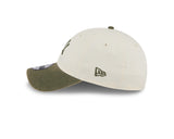 New Era 9Twenty MLB 2 Tone Snow Wash New York Yankees New Olive